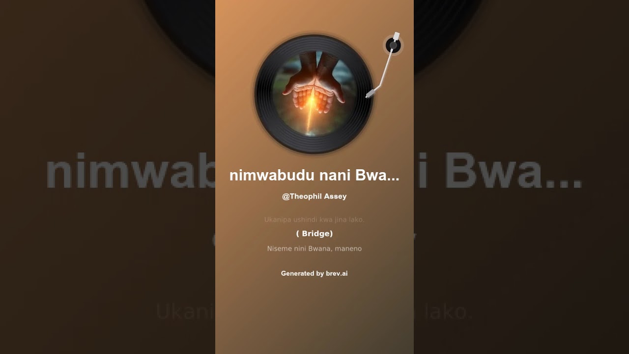 nimwabudu nani Bwana