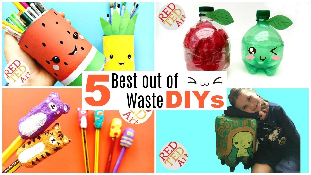 Best out of waste - eco DIYs - Upcycling Ideas & Projects