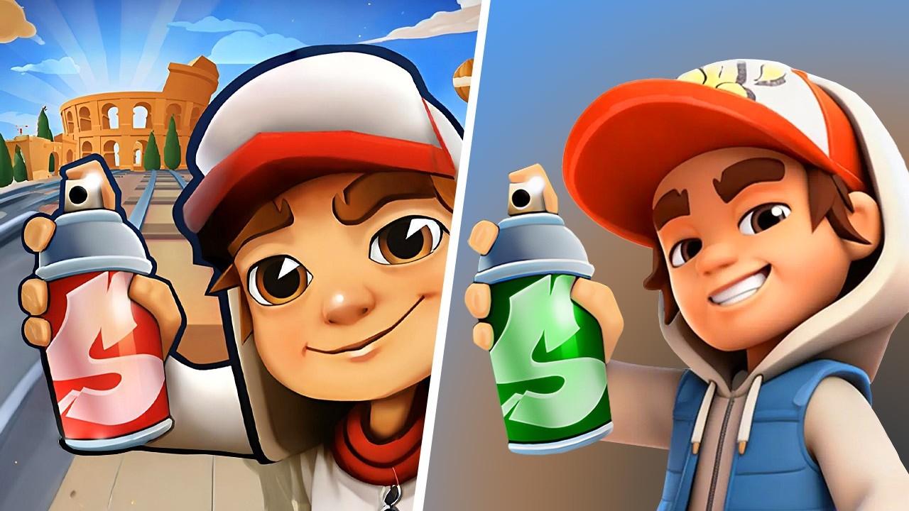 Subway Surfers VS Subway Surfers City, Subway Surfers Cartoon Game, Gameplay Adventure Subway Break