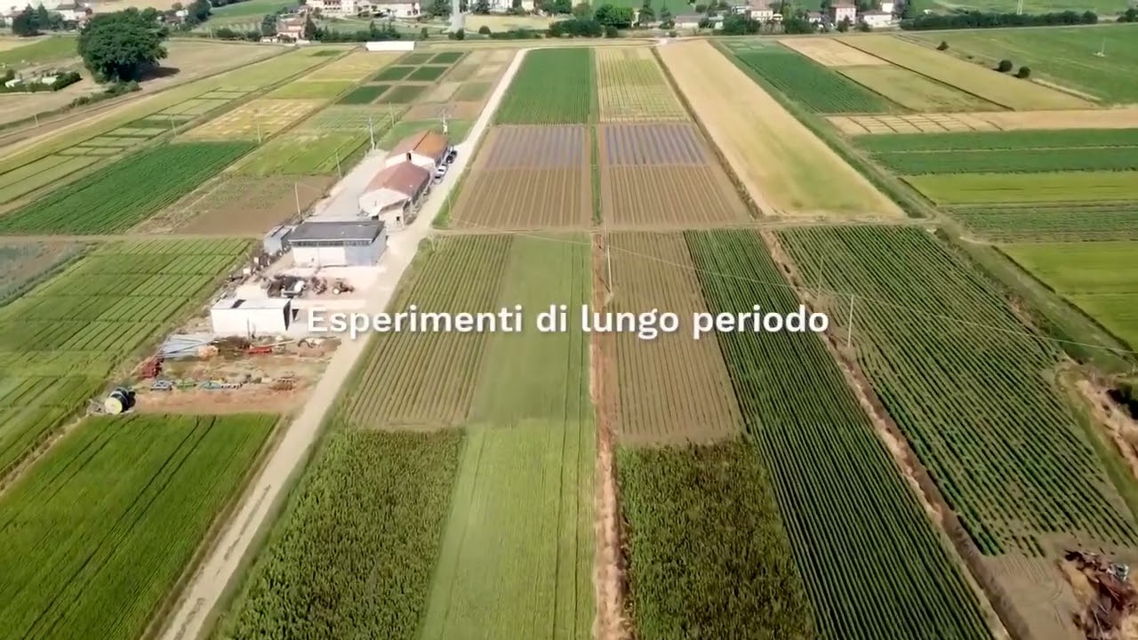 Ripresa con il drone dei campi sperimentali FIeldLab
