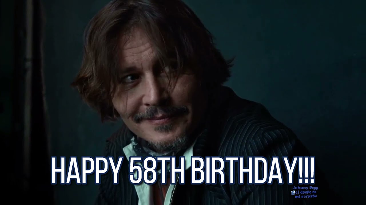 Happy 58th Birthday, Johnny Depp! 🎉
