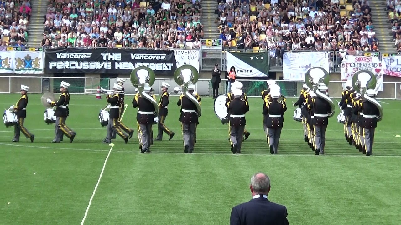 WMC 2017, mars wedstrijd Rijnmondband Schiedam.