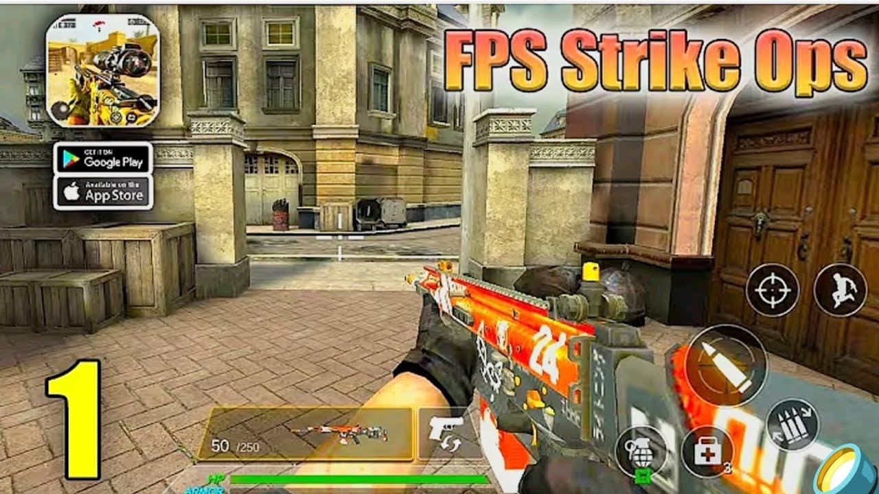 FPS Strike Ops : Modern Arena Gameplay Walkthrough Part 1 -