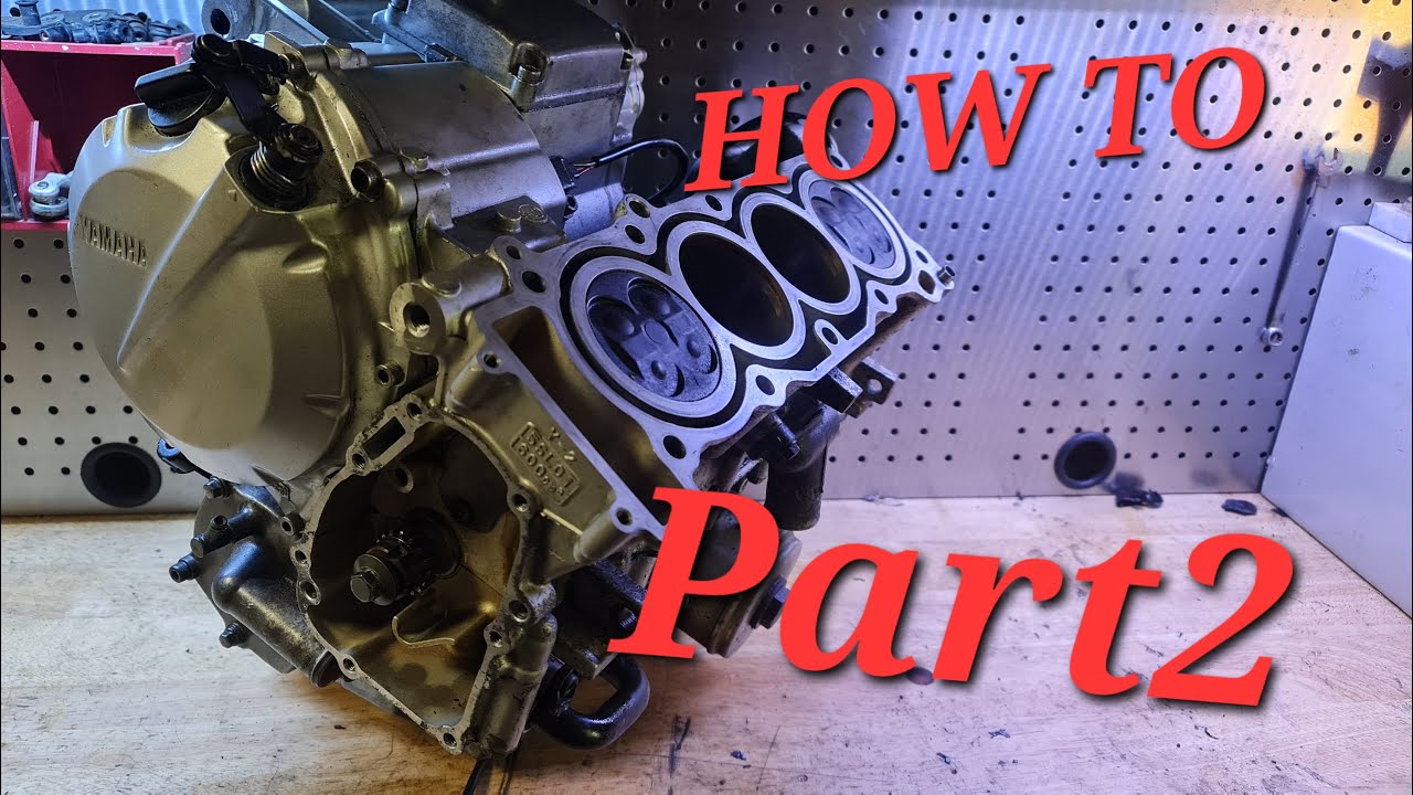Rebuild Of A Yamaha R6 5SL 5EB Engine PART 2 Gearbox And Bottom End