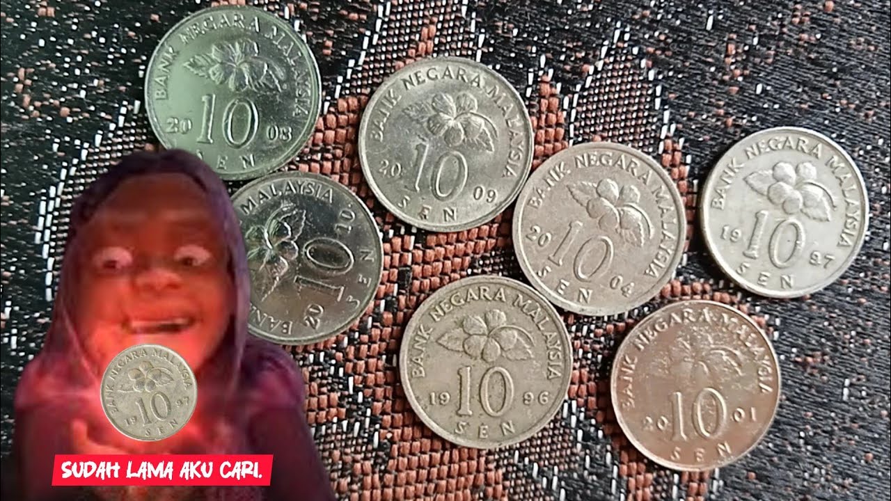Koin Malaysia 10 Sen Duit Syiling Lama Berharga Berbagai Denominasi 
