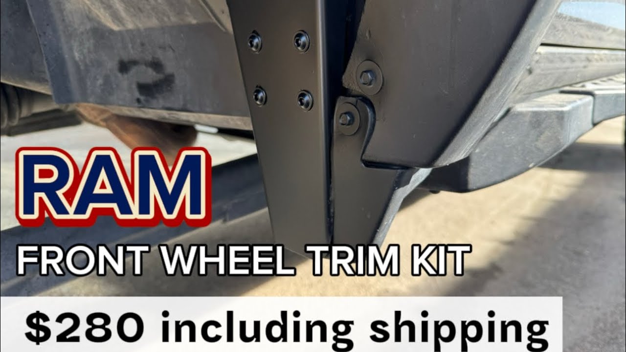 DETAIL  INSTALATION OF FRONT WHEEL  RAM TRIM KIT