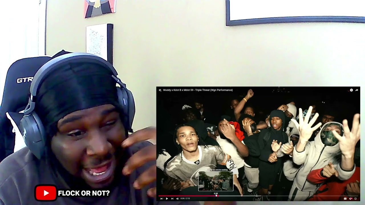 Flock or Not? 🔥🗑️: Woddy x Kdot B x Mdot 59 - Triple Threat (Wgn Performance)