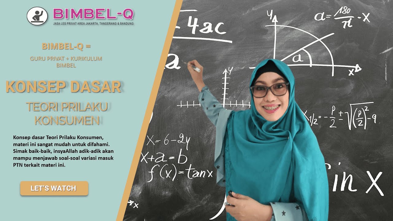 TEORI PERILAKU KONSUMEN | KONSEP DASAR TEORI PERILAKU KONSUMEN
