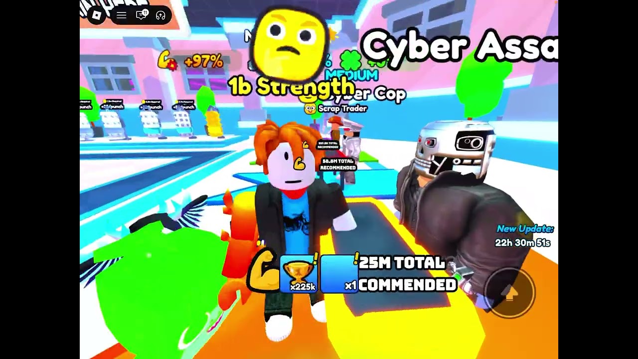 I played strongman sim and this happened