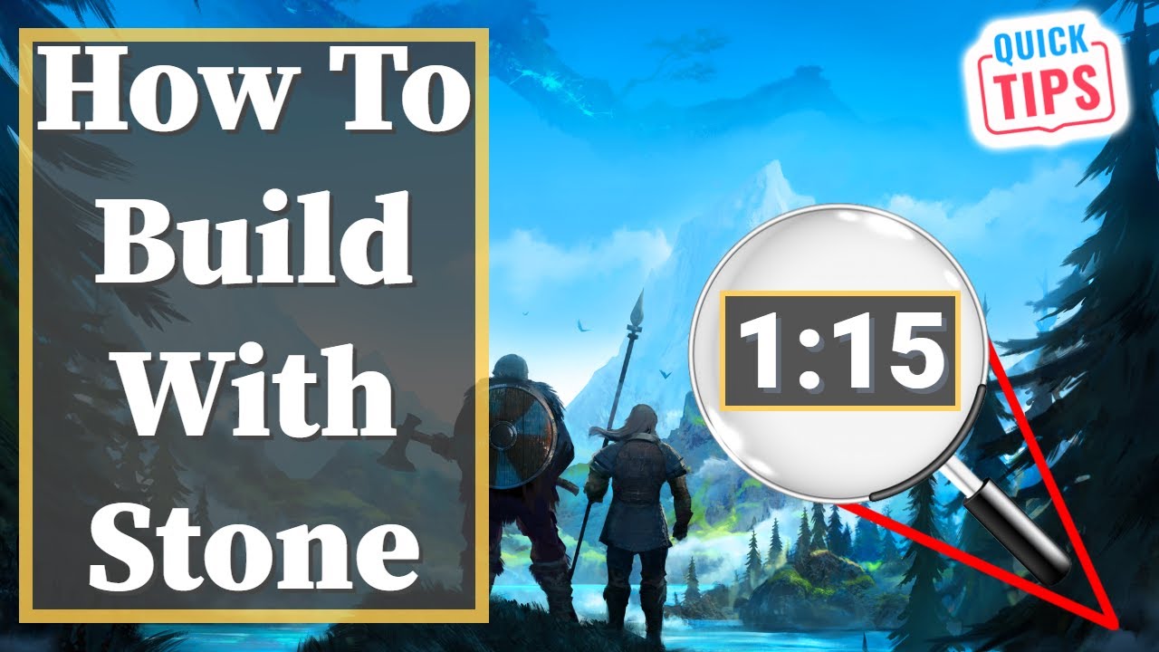 Valheim - How To Build With Stone