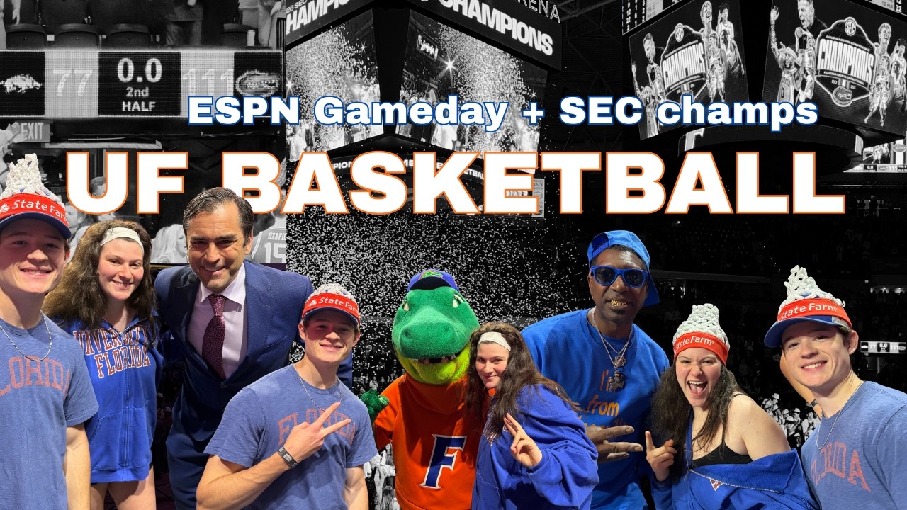 ESPN college gameday + SEC championship vlog 🏀 | shooting 3 pointers, scoobie, and a crazy win