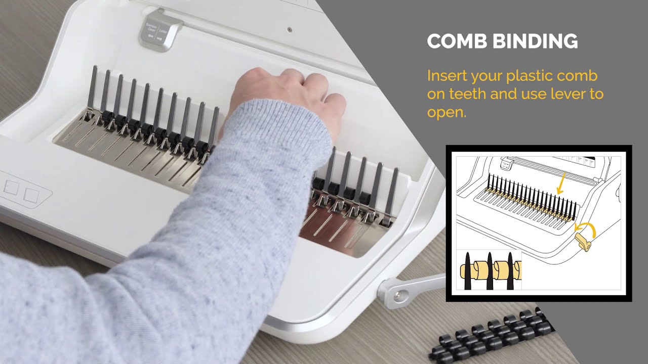 How To Use the Lyra 3-in-1 Binding Machine