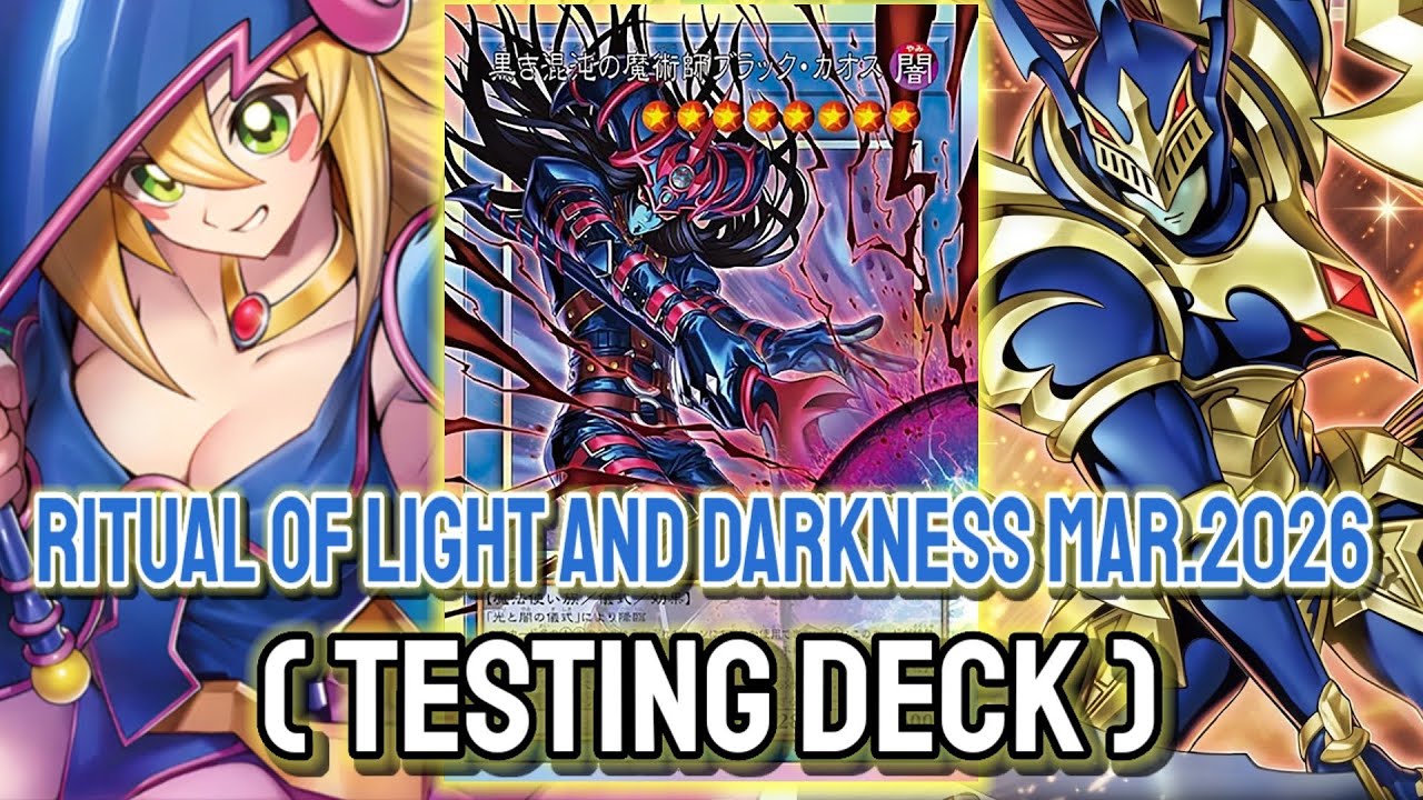 The Legend Returns !!🔥 YGOPRO - Ritual of Light and Darkness Mar.2026 | Testing Deck