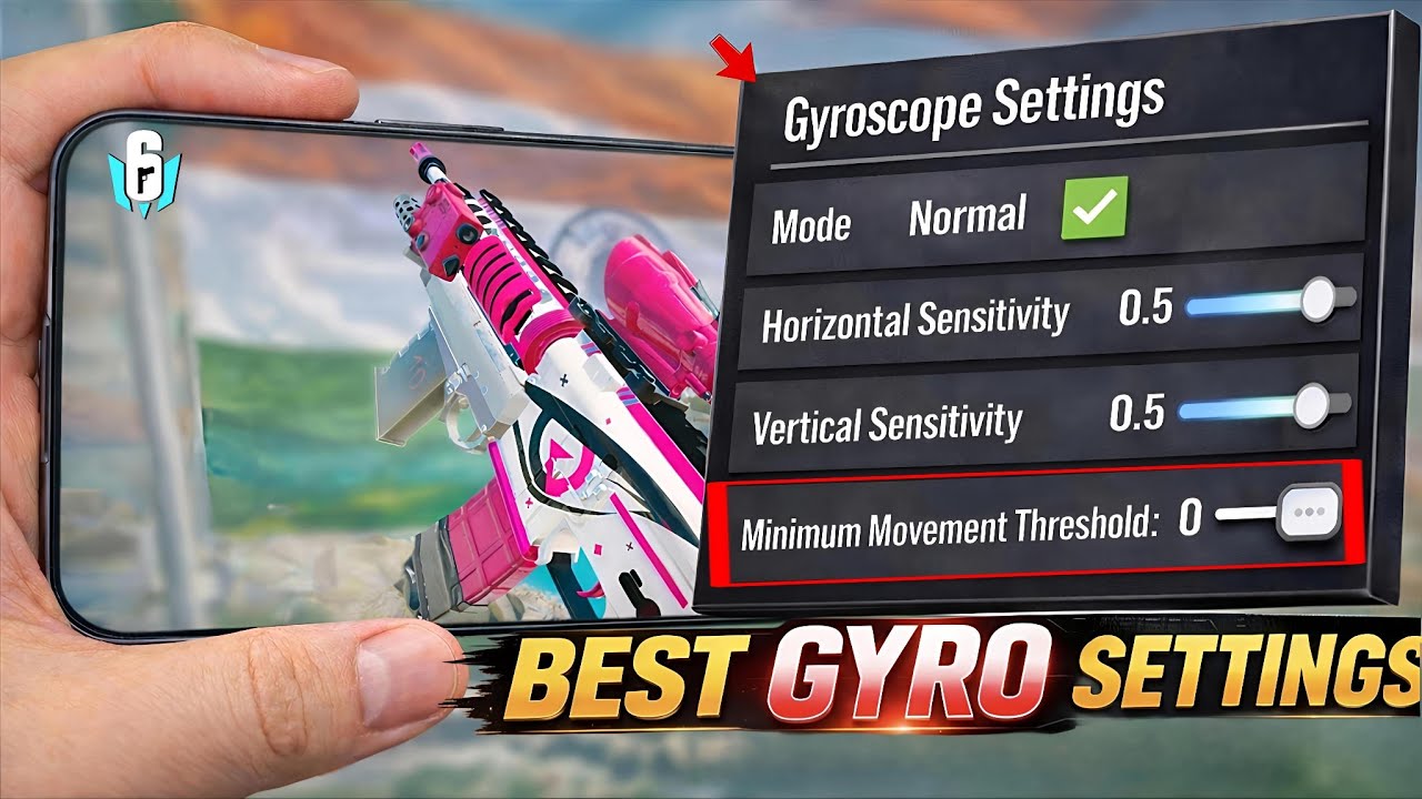 Rainbow Six Mobile Fix-Gyro Settings 🔥 Fix Delay & Improve Aim , Top Leaderboard Gameplay 👀
