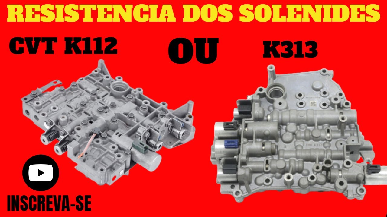 cambio cvt corolla  detalhes  do corpo de válvula  e valor das resistencias