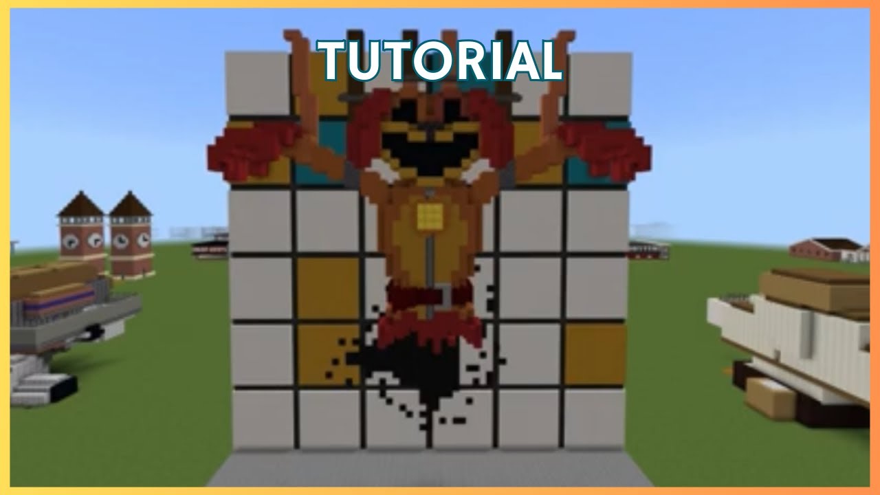 Minecraft Tutorial: How To Make Dogday! (Poppy Playtime Statue)