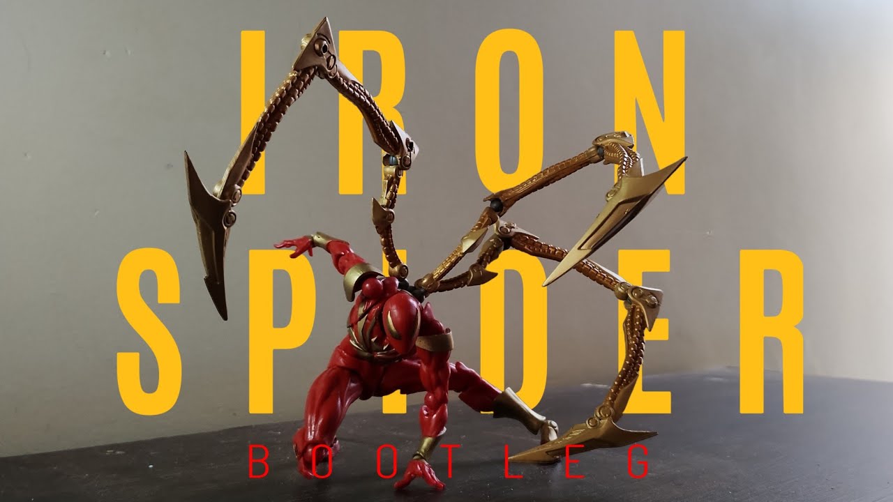 Iron spider bootzinho! A prova de que boot da revoltech são horriveis kkkk