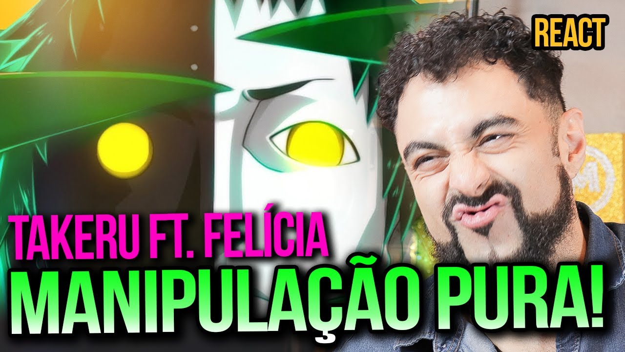 REACT de MANIPULANDO - Zetsu (Naruto) | Takeru Feat. Felícia Rock