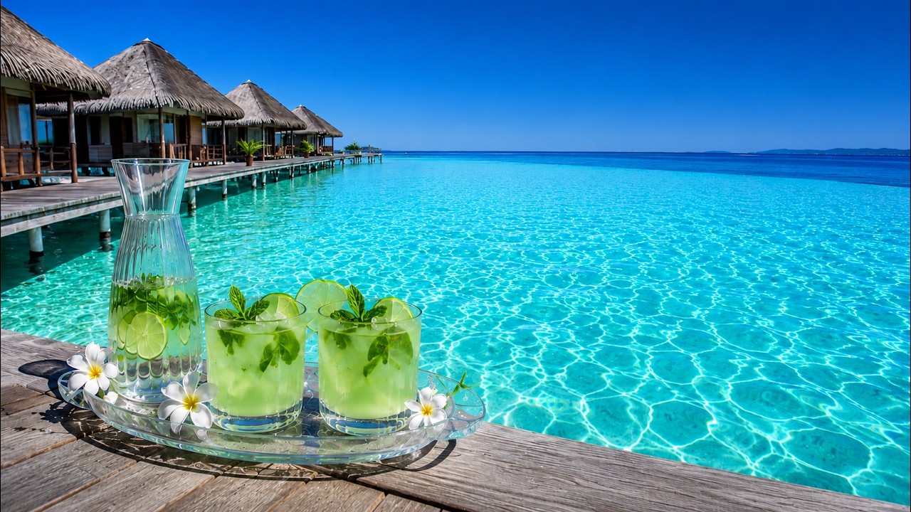 Luxury Lounge Background Music 🌴 Тропический Рай у Океана | Музыка для Работы и Отдыха