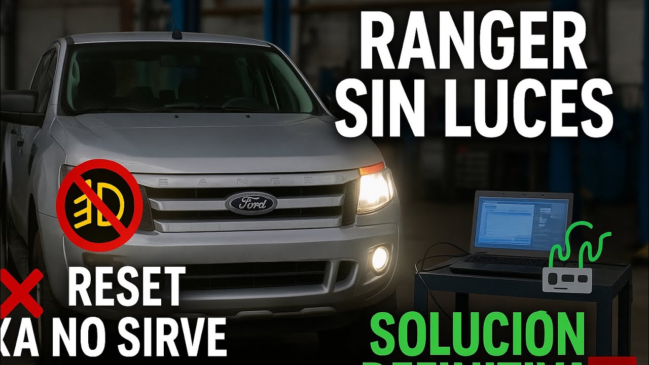 Luces bajas Ford Ranger SOLUCIÓN EN 6 MINUTOS