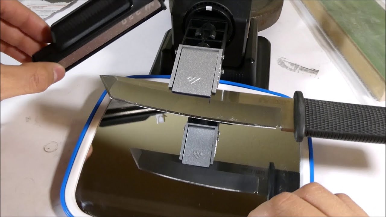 Как легко заточить нож Tanto с помощью точилки Work Sharp Precision Adjust