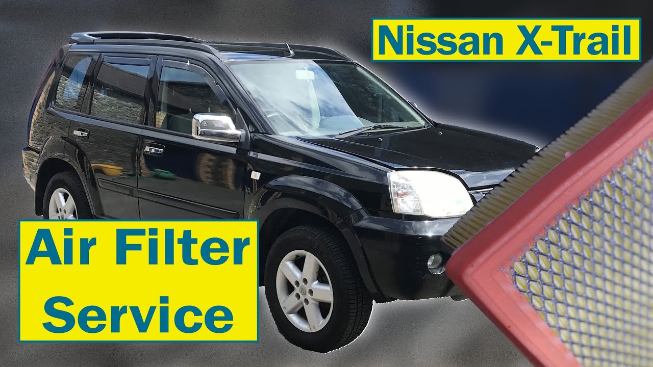 Air Filter Service on Nissan X Trail T30 2.2 DCI Diesel 🚗 replaced & Dissected + How to Open Bonnet