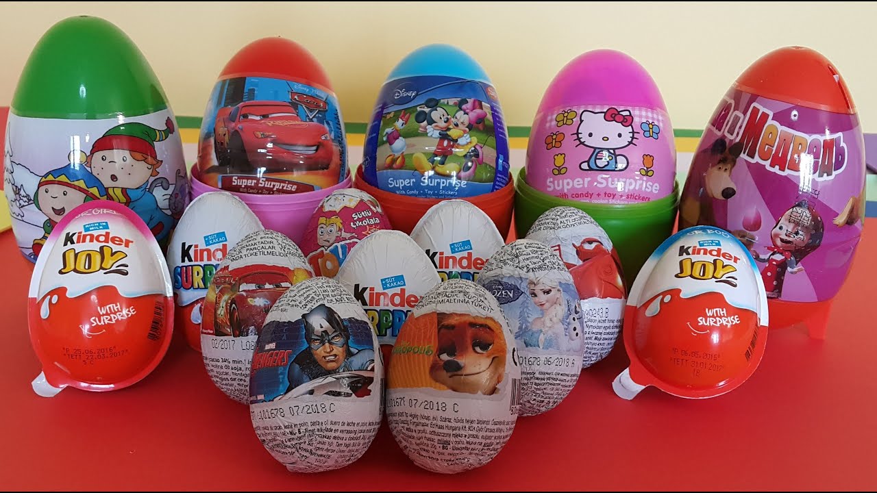 16 SURPRISE EGGS Zootopia, Hello Kitty, Batman, Big Hero 6
