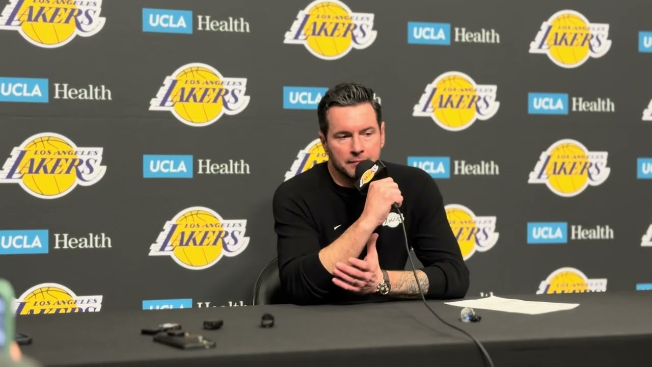 Lakers HC JJ Redick on Luka Dončić's 44-point performance over the Pacers 