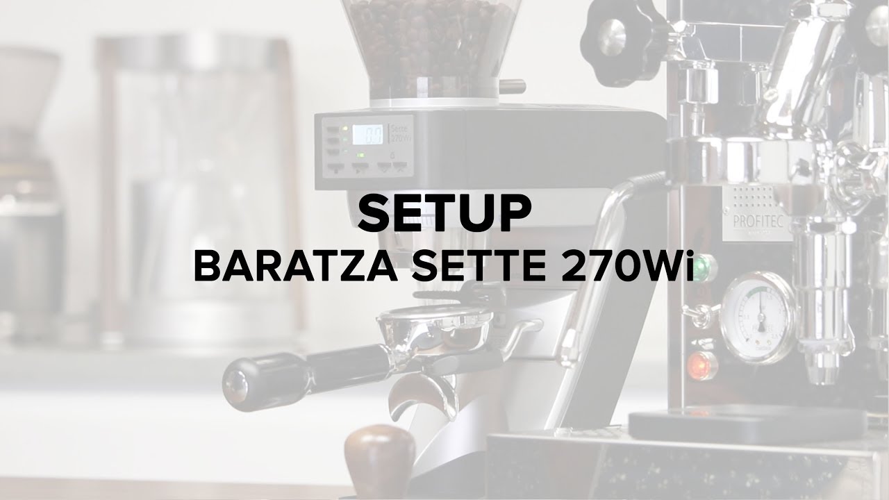Настройка кофемолки Baratza Sette 270Wi
