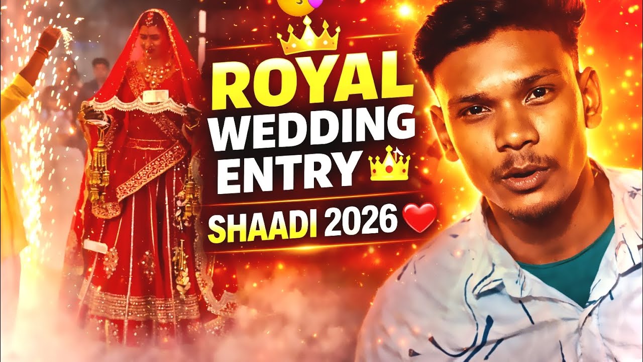 PART 1 😍ROYAL WEDDING ENTRY BEAUTIFUL SHAADI 🎺