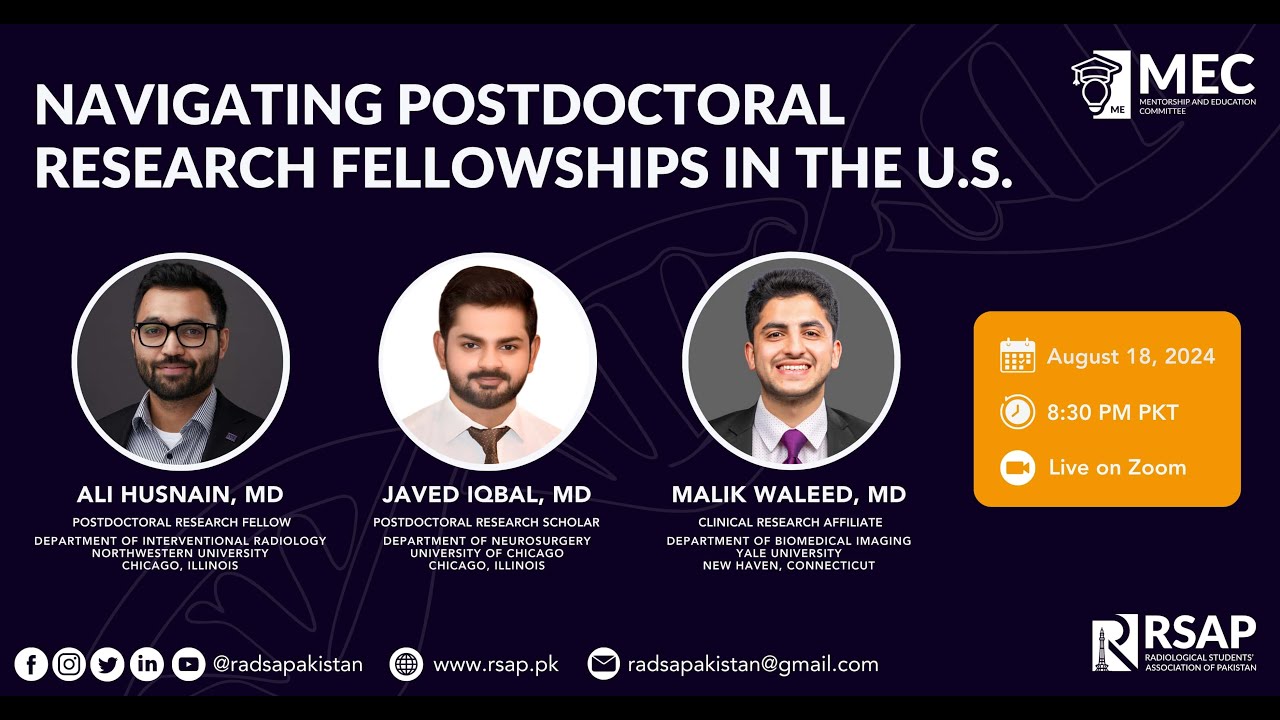 Navigating Postdoctoral Research Fellowships in the U.S. | RSAP