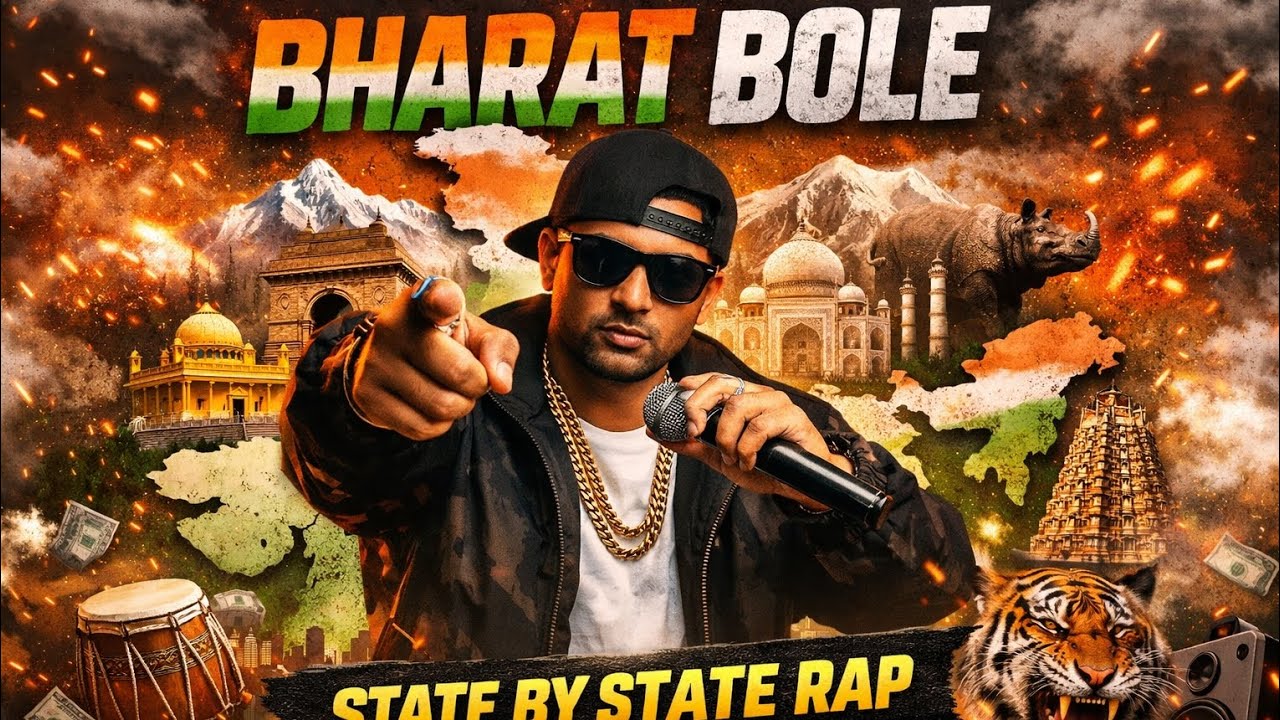 BHARAT BOLE 🇮🇳 | State By State Rap | Indian Rap Song | Desi Hip Hop 2026