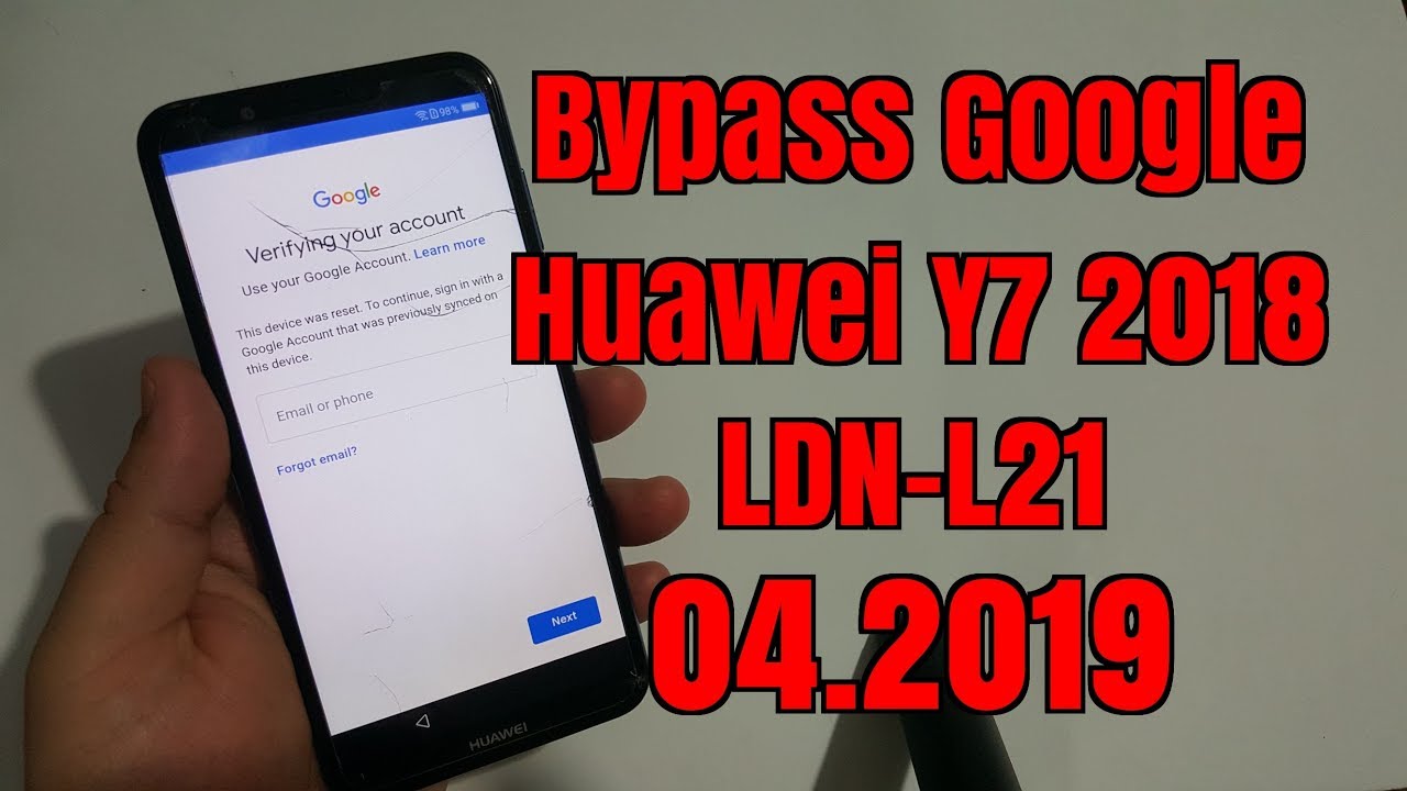 BOOM!!! Huawei Y7 2018 / LDN-L21/. Remove Google account bypass frp.