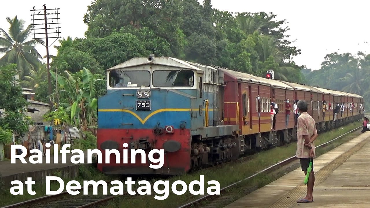 Railfanning at Dematagoda Railway Station in Sri Lanka