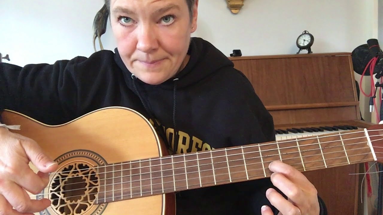 Ta ut melodi på gitarr från noter