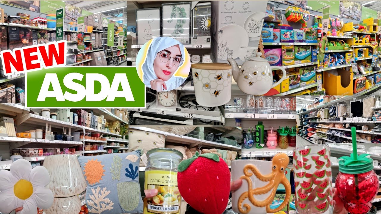 😍 NEW IN ASDA 💞 SHOP WITH ME 😘 Summer haul 2024 🍓 George Home, kitchen, decor, garden Shopping 🛍