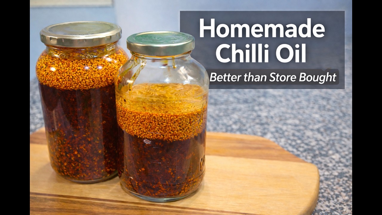 Homemade Chilli Oil Recipe | Easy & Flavorful Chilli Oil at Home | Taste Trails