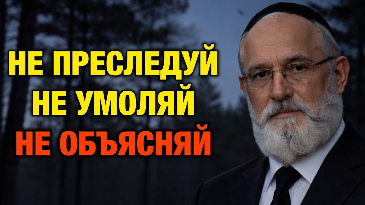 НИКОГДА НЕ ПРЕСЛЕДУЙ, НЕ УМОЛЯЙ, НЕ ОБЪЯСНЯЙ—Молчание делает тебя НЕПРИКАСАЕМЫМ | Еврейская мудрость