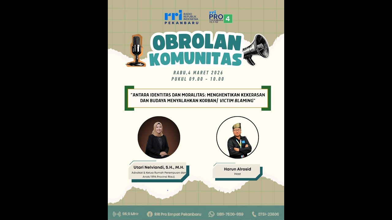 OBROLAN KOMUNITAS PRO 4 PEKANBARU EDISI RABU 04 MARET 2026
