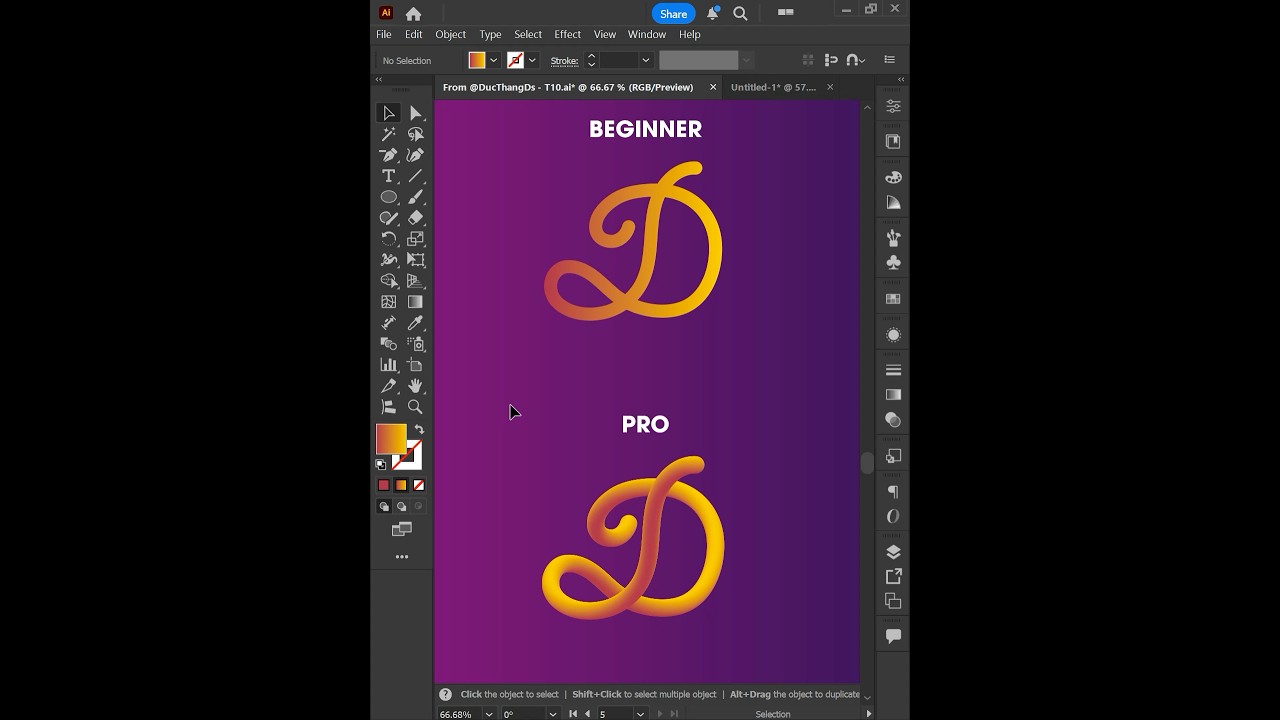 Adobe Illustrator 2025 &mdash; советы по созданию градиентных цветов в штрихах, как у профессионала #du...