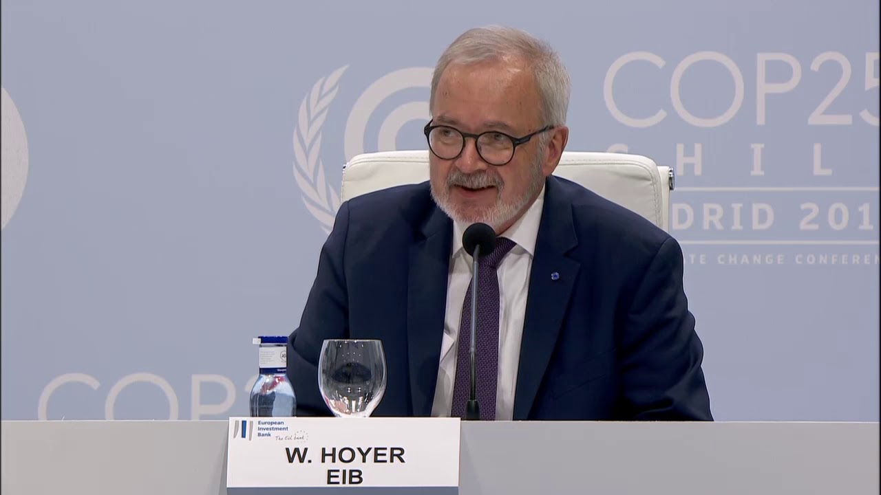 EIB's Press Conference at COP25