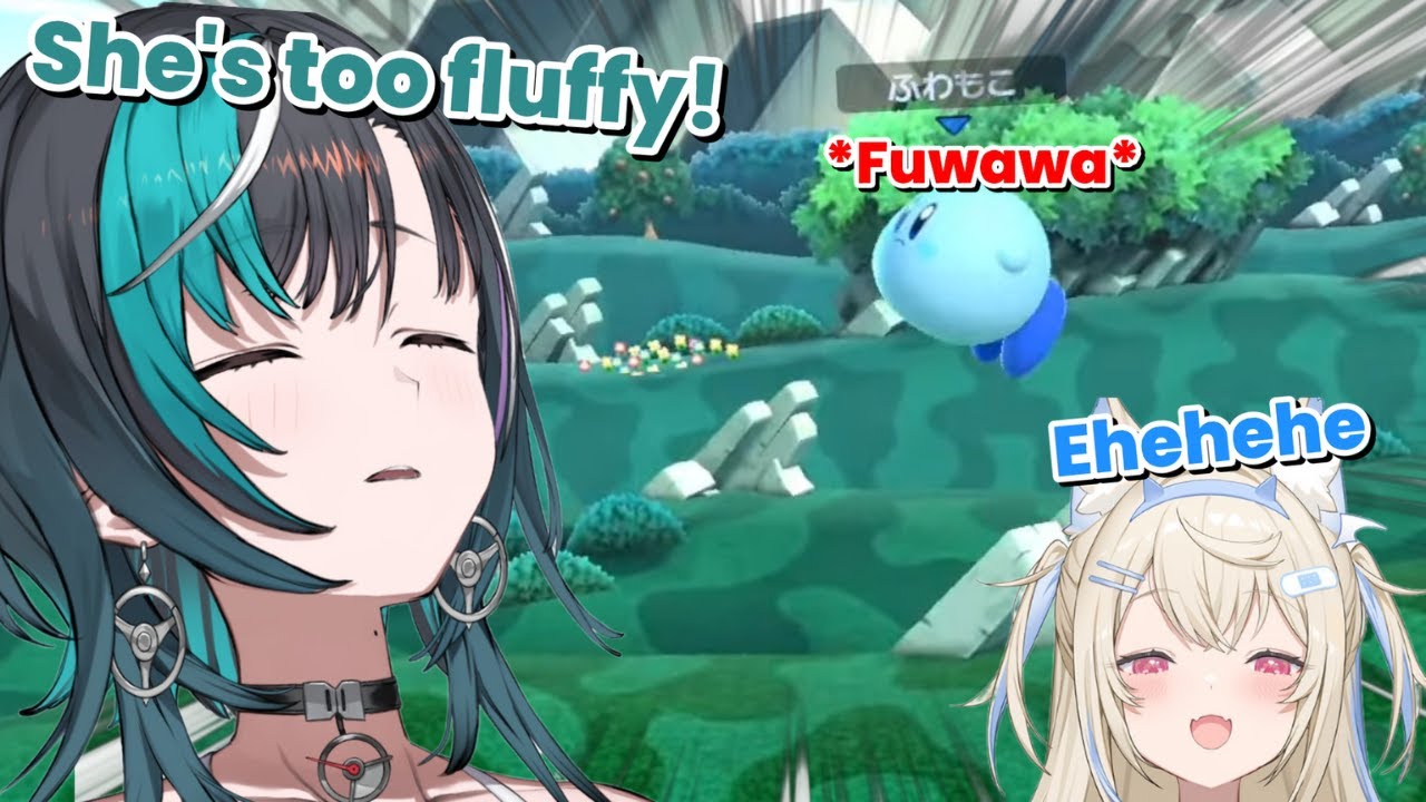 Fuwawa won against Chihaya in most fluffy way [Hololive/FuwaMoco] [EngSub]