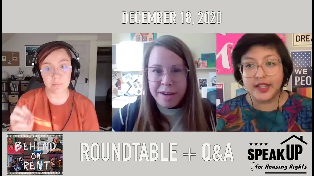 BEHIND ON RENT: Roundtable Discussion + Q&A