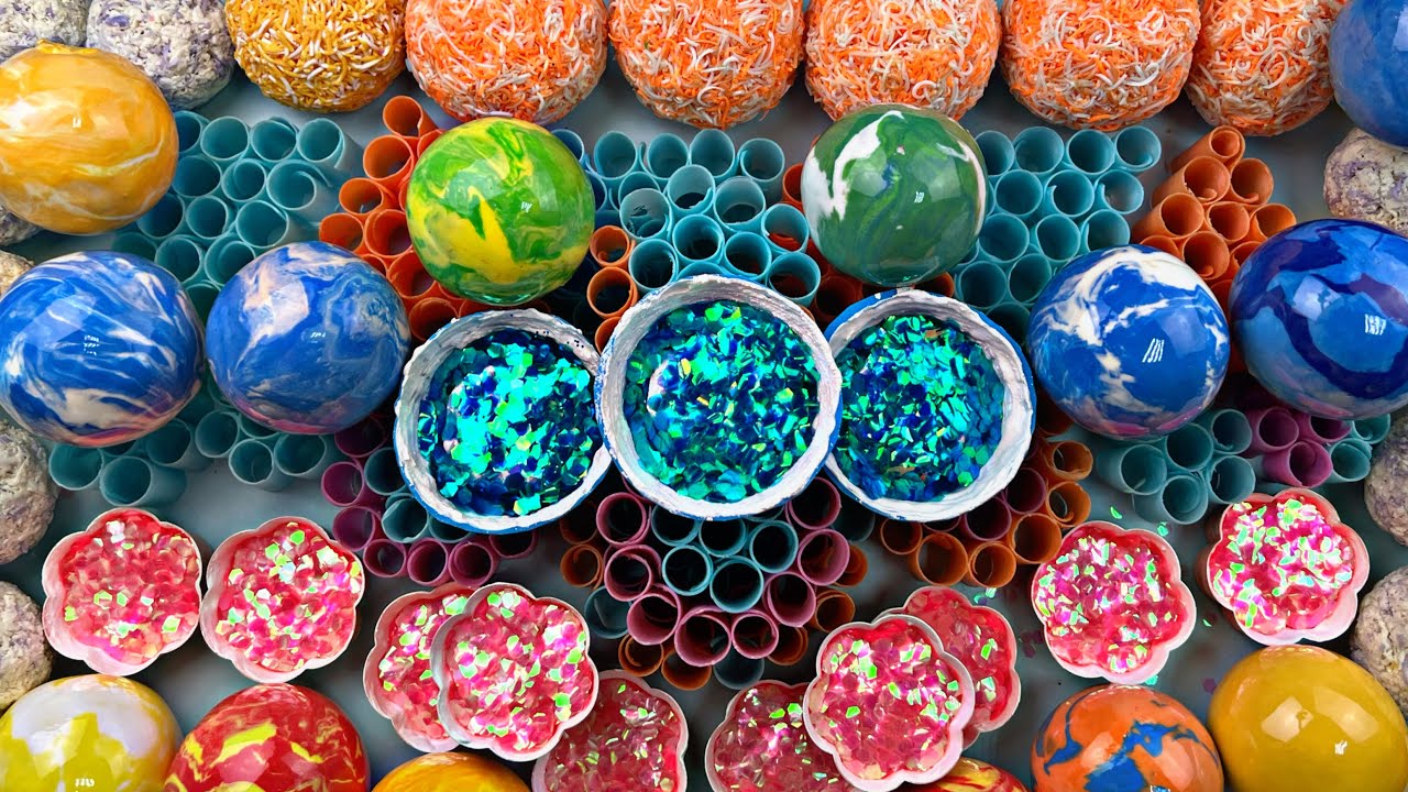 Clay cracking 🔥crushing soap boxes 💖soap balls 💙