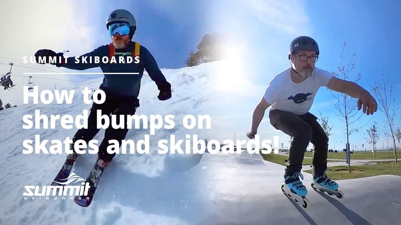 How to Shred Bumps on Skates and Skiboards! | Summit Skiboards