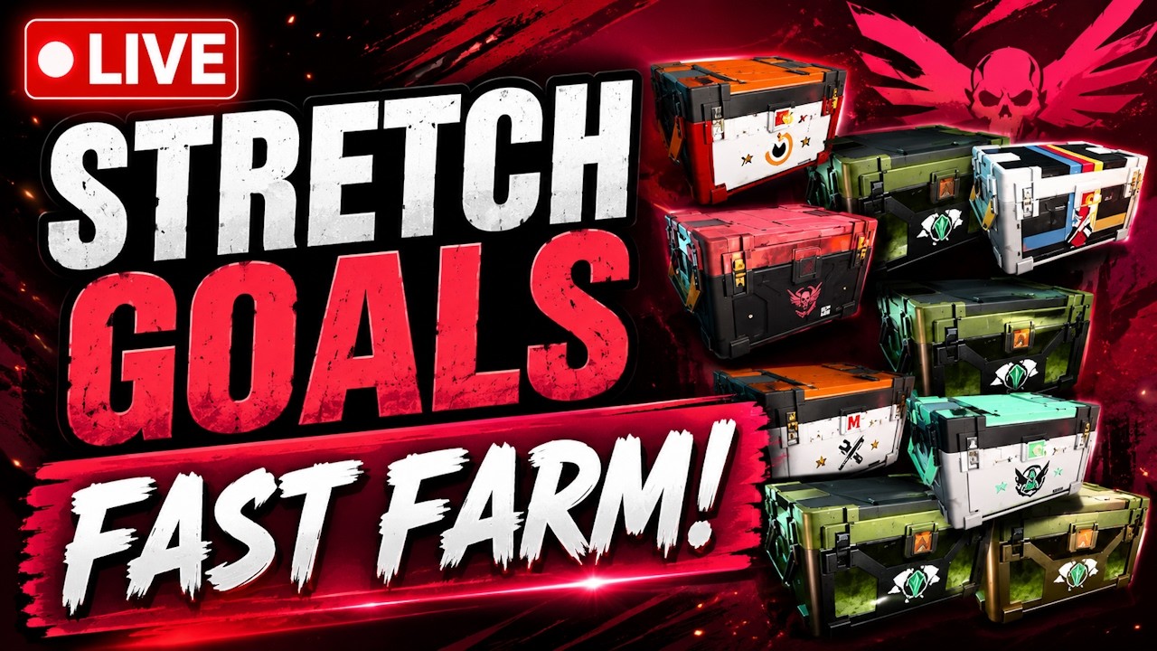 🔴 LIVE | FAST Stretch Goal Farming! Get Caches & Rewards FAST | The Division 2