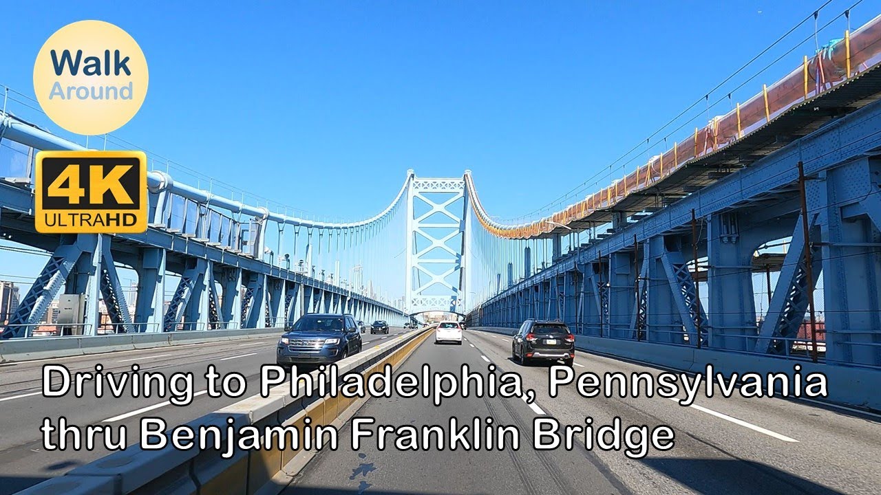 【4K60】 Driving - Driving from Cherry Hill, New Jersey to Philadelphia, Pennsylvania