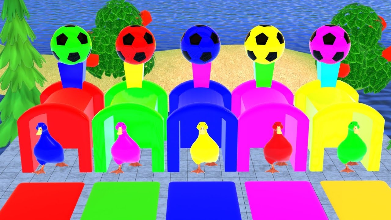 Long Slide Game With Elephant Gorilla Buffalo Hippopotamus Tiger 3d Animal Game Funny 3d Animals