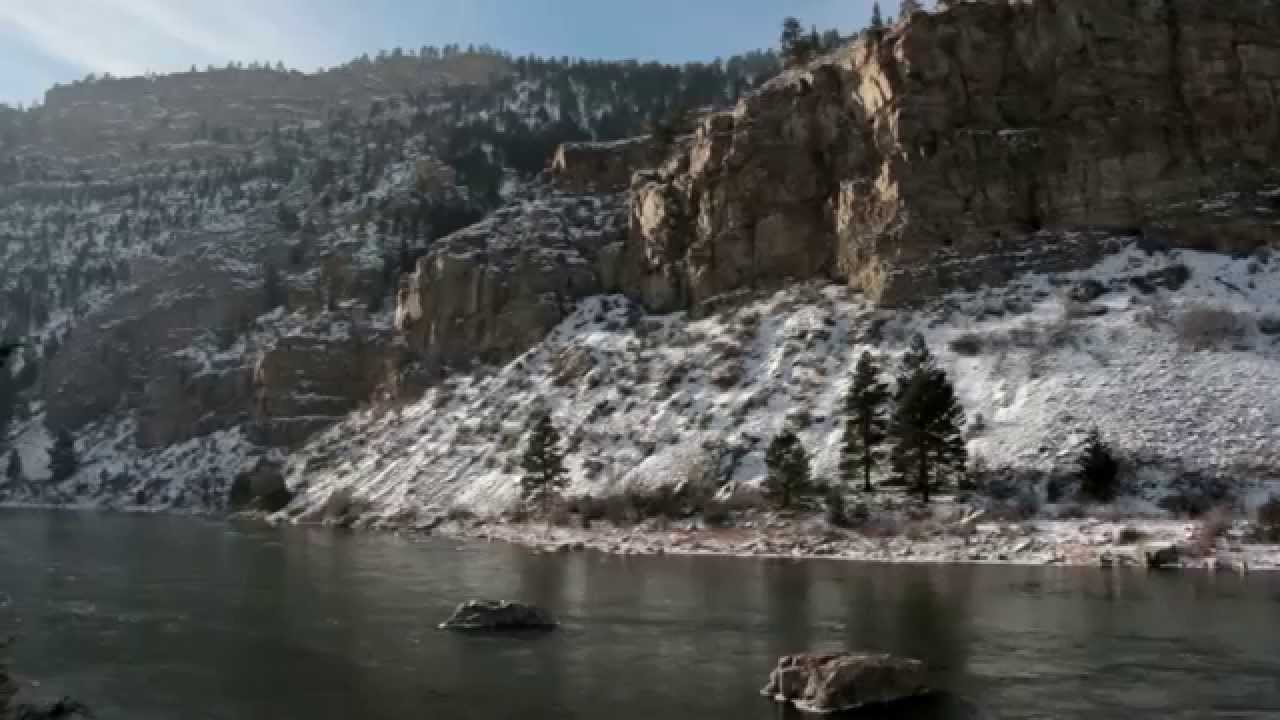 Missouri River in January on MontanaPictures Net