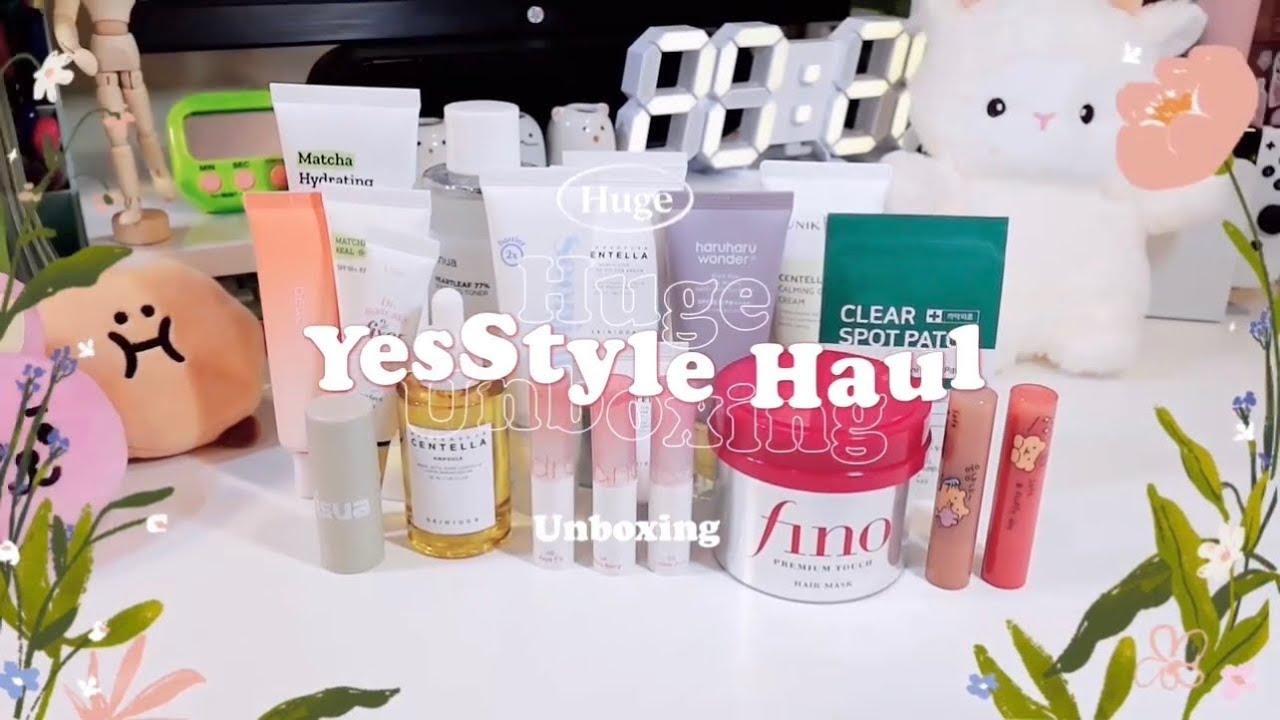 Yesstyle Haul ˚ʚ♡ɞ˚| Kbeauty 🌷| Skincare & Makeup Unboxing✨